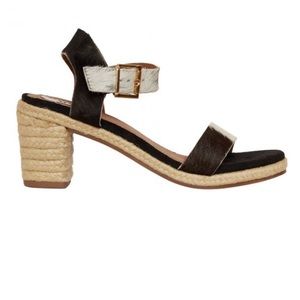 NWT Myra Bag Cowhide heels